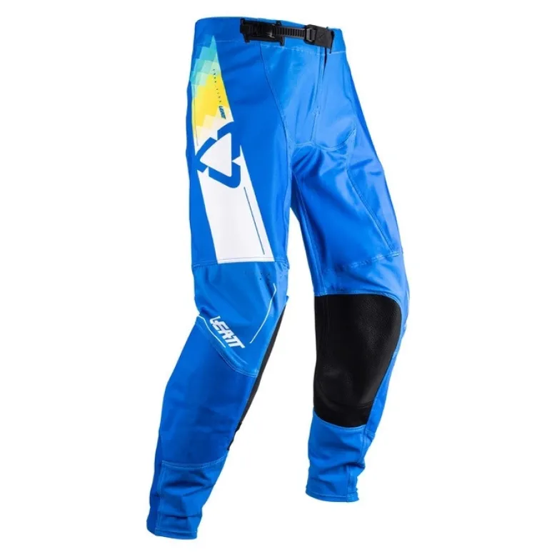 Spodnie cross LEATT MOTO 4.5 PIXEL BLUE niebieski