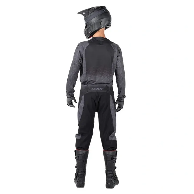 Spodnie cross LEATT MOTO 4.5 STEALTH BLACK/GREY czarny szary