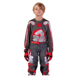 SPODNIE FOX JUNIOR 180 ATLAS GREY/RED