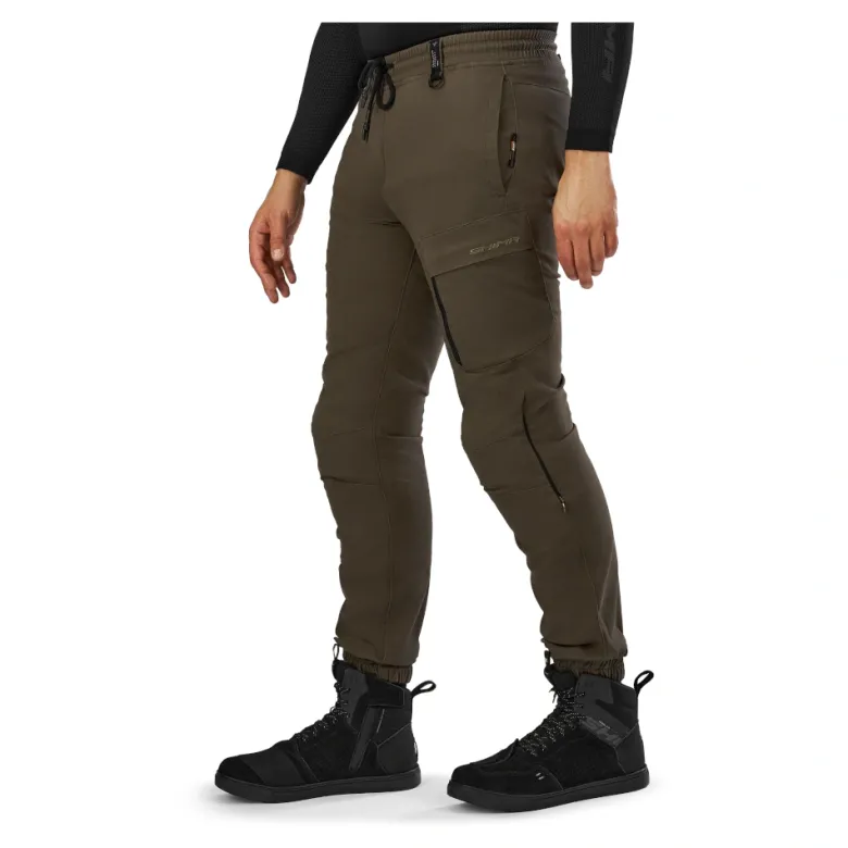 Spodnie motocyklowe SHIMA JOGGSTER KHAKI zielony
