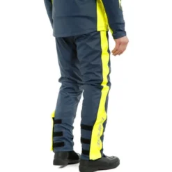 Spodnie przeciwdeszczowe DAINESE STORM 2 niebieski żółty fluo