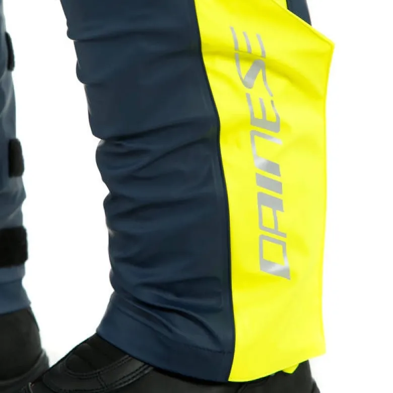Spodnie przeciwdeszczowe DAINESE STORM 2 niebieski żółty fluo