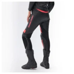 Spodnie skórzane damskie REBELHORN REBEL LADY PINK/BLACK różowy czarny