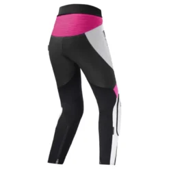 Spodnie skórzane damskie SHIMA MIURA 2.0 PINK FLUO czarny różowy