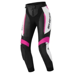 Spodnie skórzane damskie SHIMA MIURA 2.0 PINK FLUO czarny różowy