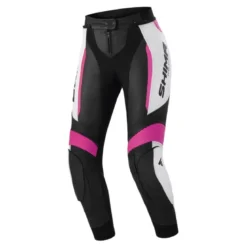 Spodnie skórzane damskie SHIMA MIURA 2.0 PINK czarny biały różowy