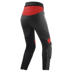 Spodnie skórzane damskie SHIMA MIURA 2.0 BLACK/RED czarny czerwony biały