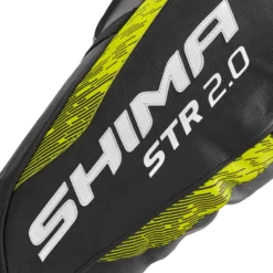 Spodnie skórzane SHIMA STR 2.0 BLACK/FLUO czarny żółty fluo
