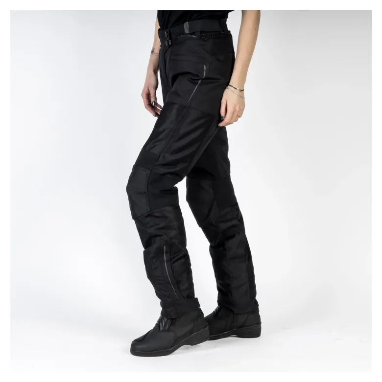 Spodnie tekstylne damskie OZONE FLOW LADY BLACK czarny