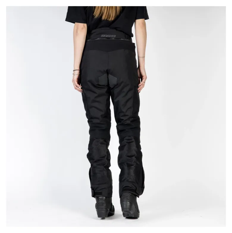 Spodnie tekstylne damskie OZONE FLOW LADY BLACK czarny