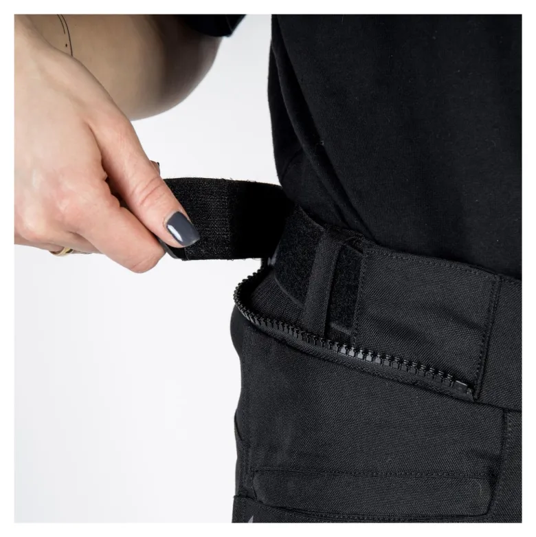 Spodnie tekstylne damskie OZONE FLOW LADY BLACK czarny