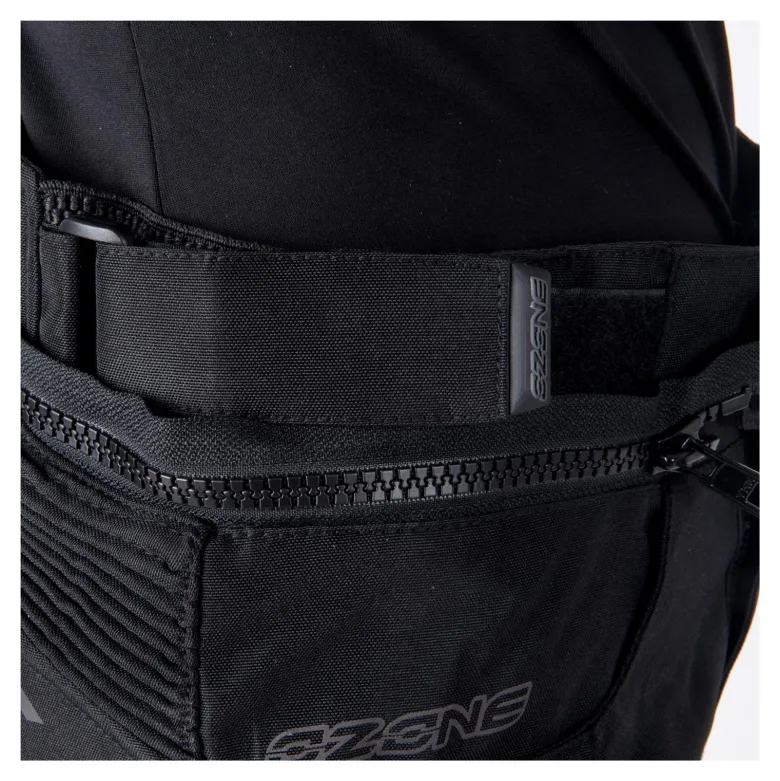 Spodnie tekstylne damskie OZONE JET II LADY BLACK czarny