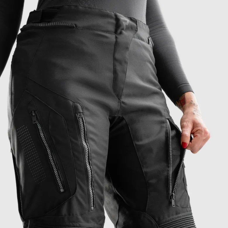 Spodnie tekstylne damskie REBELHORN HIKER IV LADY BLACK czarny