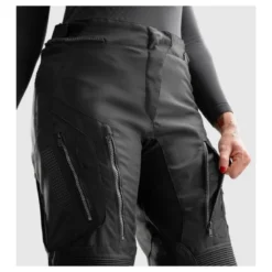 Spodnie tekstylne damskie REBELHORN HIKER IV LADY SHORT BLACK czarny