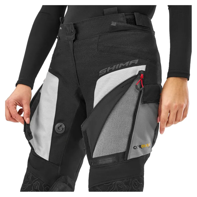 Spodnie tekstylne damskie SHIMA TRACKER LADY LIGHT GREY szary