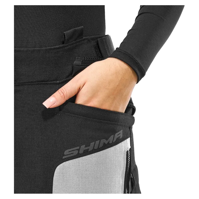 Spodnie tekstylne damskie SHIMA TRACKER LADY LIGHT GREY szary
