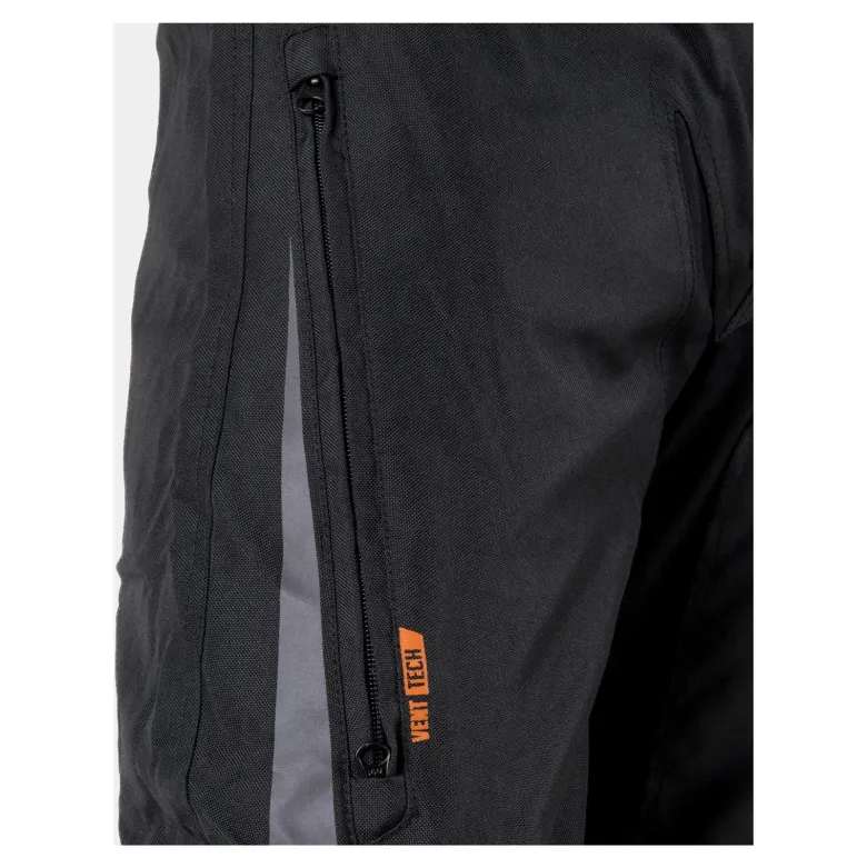Spodnie tekstylne OZONE VULCAN BLACK czarny