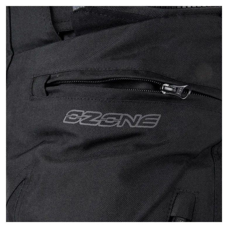 Spodnie tekstylne OZONE VULCAN BLACK czarny