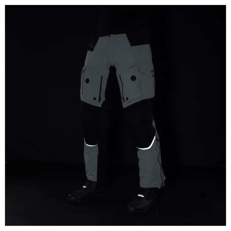 Spodnie tekstylne REBELHORN RANGE GREY/BLACK/RED szary czarny czerwony