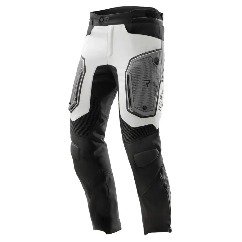 Spodnie tekstylne REBELHORN BORG II BLACK/GREY czarny szary