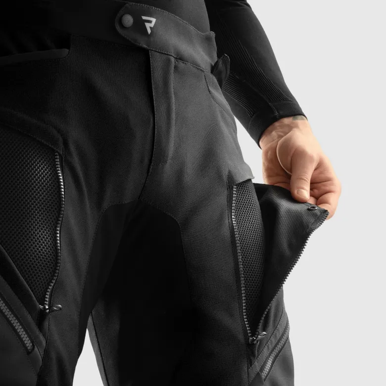 Spodnie tekstylne REBELHORN HARDY 3.0 SHORT BLACK czarny