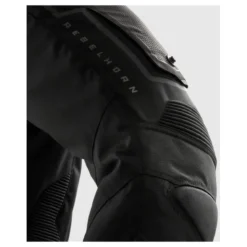 Spodnie tekstylne REBELHORN BORG II SHORT BLACK czarny