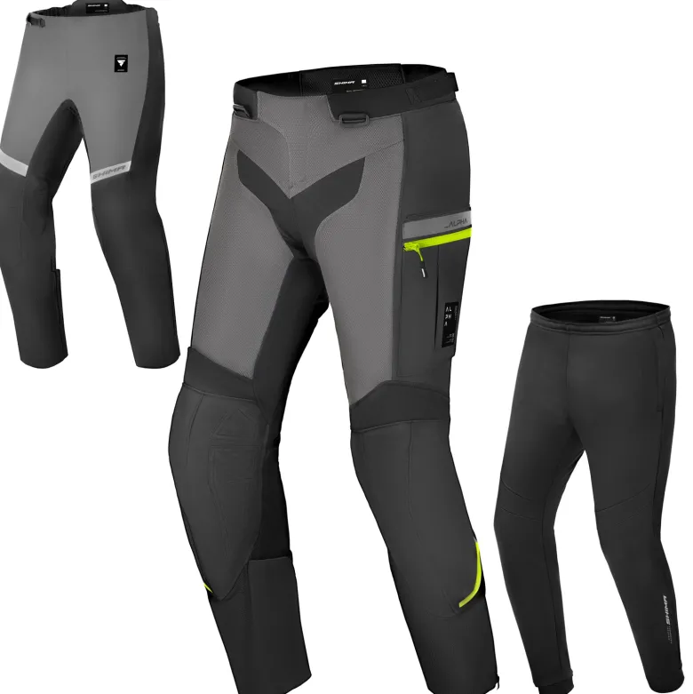 Spodnie tekstylne SHIMA ALPHA FLUO żółty fluo