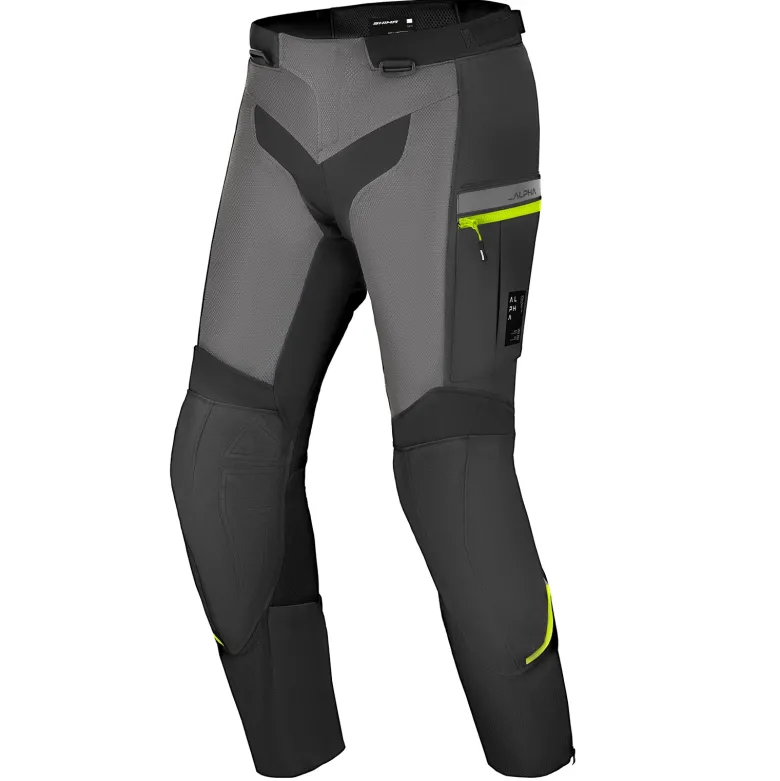 Spodnie tekstylne SHIMA ALPHA FLUO żółty fluo