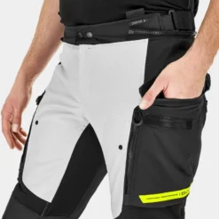 Spodnie tekstylne SHIMA DUNE FLUO czarny szary żółty fluo