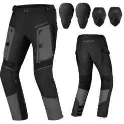 Spodnie tekstylne SHIMA HERO 2.0 MEN GREY czarny szary