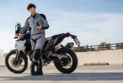 Spodnie tekstylne SHIMA JET GREY szary