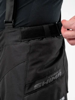 Spodnie tekstylne SHIMA RUNNER BLACK czarny