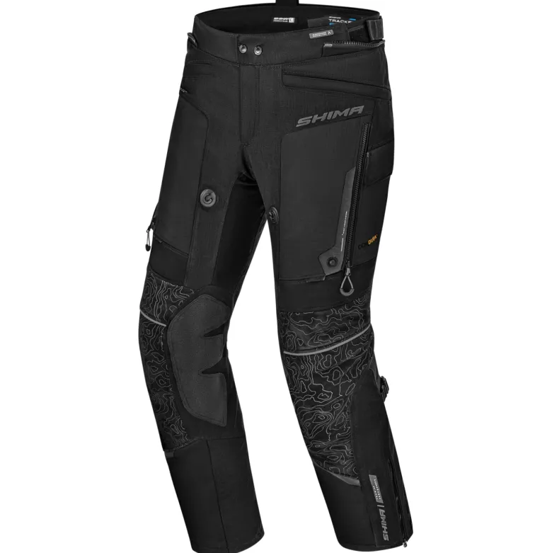 Spodnie tekstylne SHIMA TRACKER BLACK czarny