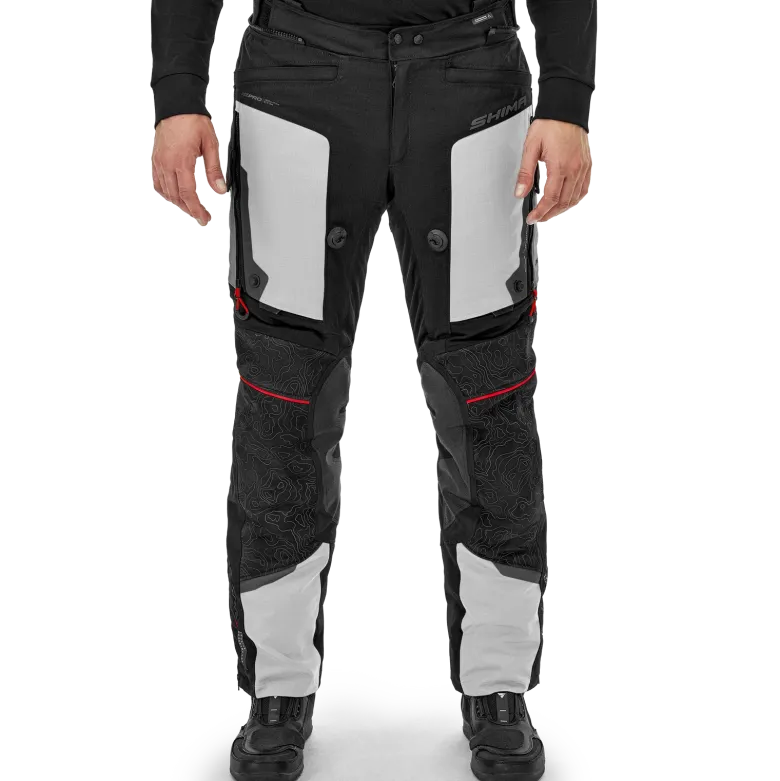 Spodnie tekstylne SHIMA TRACKER LIGHT GREY szary