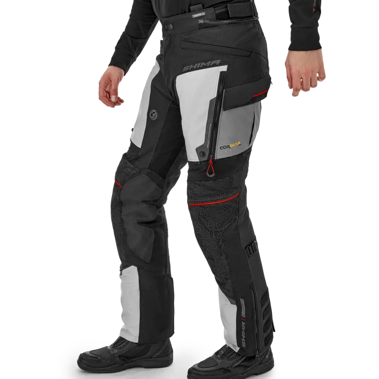 Spodnie tekstylne SHIMA TRACKER LIGHT GREY szary