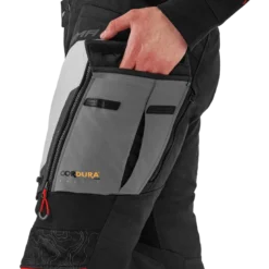 Spodnie tekstylne SHIMA TRACKER LIGHT GREY szary