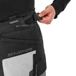 Spodnie tekstylne SHIMA TRACKER LIGHT GREY szary