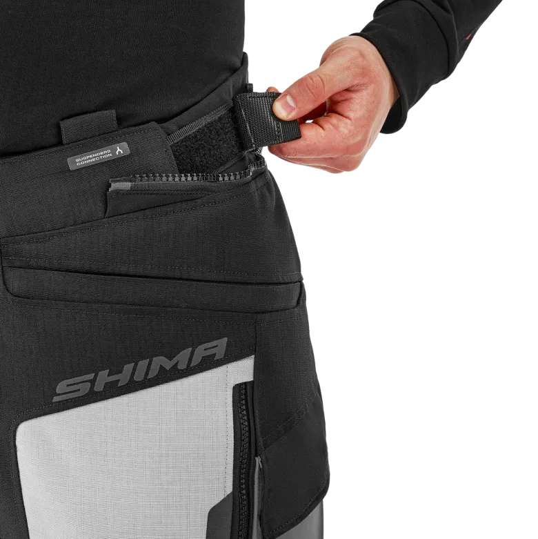 Spodnie tekstylne SHIMA TRACKER LIGHT GREY szary