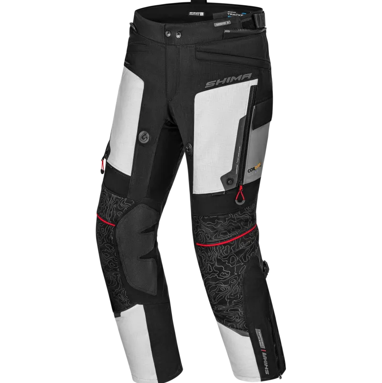 Spodnie tekstylne SHIMA TRACKER LIGHT GREY szary
