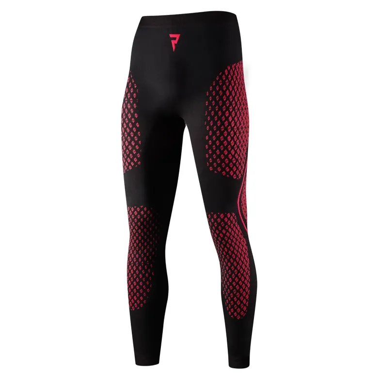 Spodnie termoaktywne REBELHORN THERM II BLACK/RED czarny czerwony