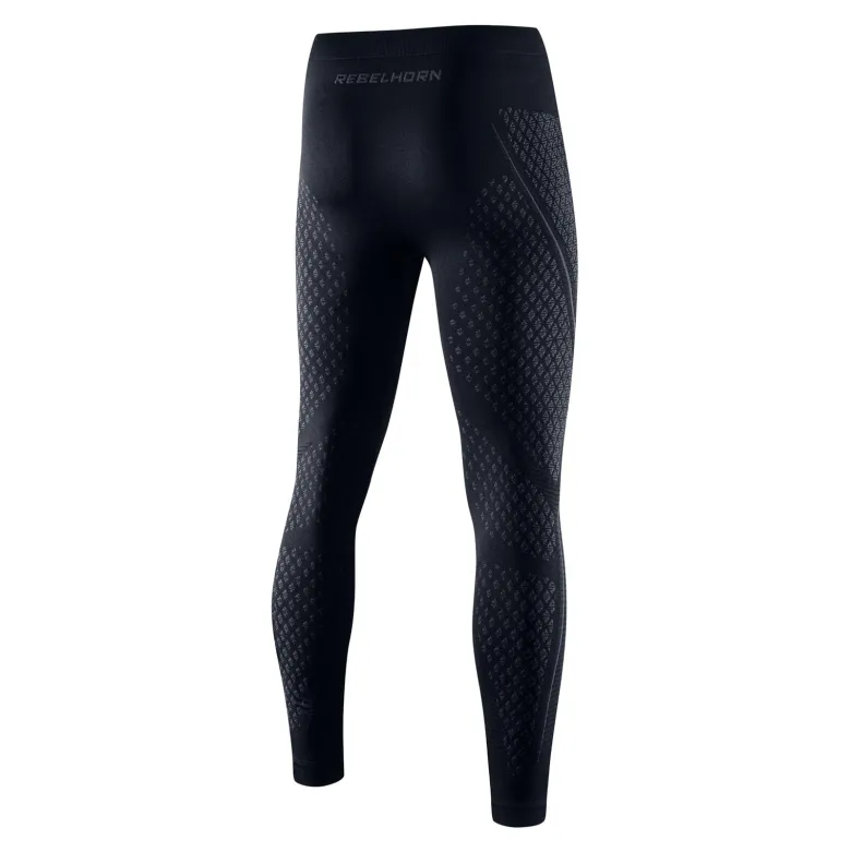 Spodnie termoaktywne REBELHORN THERM II BLACK/GREY czarny szary