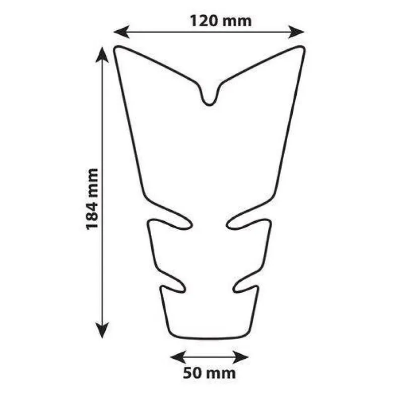 Tankpad LAMPA PRO-TANK X5 CARBON LOOK
