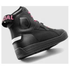 Trampki motocyklowe damskie REBELHORN VANDAL II LADY BLACK/PINK czarny różowy