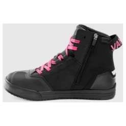 Trampki motocyklowe damskie REBELHORN VANDAL II LADY BLACK/PINK czarny różowy