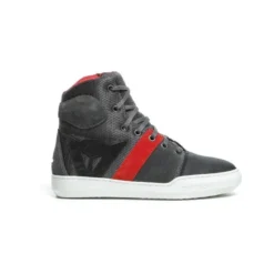 Trampki motocyklowe damskie DAINESE YORK AIR LADY BLACK/RED czarny czerwony