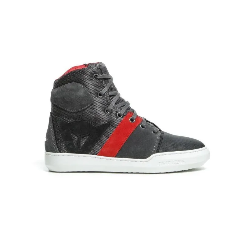 Trampki motocyklowe damskie DAINESE YORK AIR LADY BLACK/RED czarny czerwony