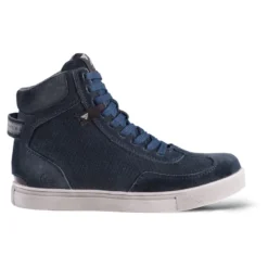 Trampki motocyklowe damskie SHIMA SX-2 EVO LADY BLUE granatowy biały