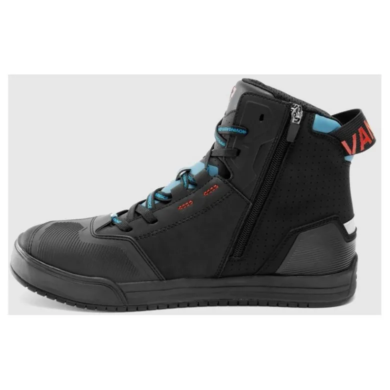 Trampki motocyklowe REBELHORN VANDAL II BLACK/BLUE/RED czarny niebieski czerwony