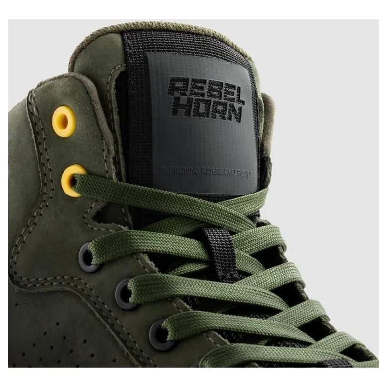 Trampki motocyklowe REBELHORN SPIKE OLIVE zielony