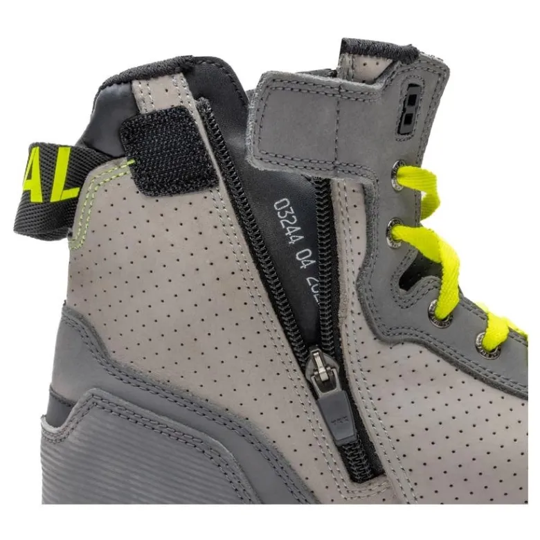 Trampki motocyklowe REBELHORN VANDAL MYSTERIOUS GREY/FLUO YELLOW szary żółty fluo